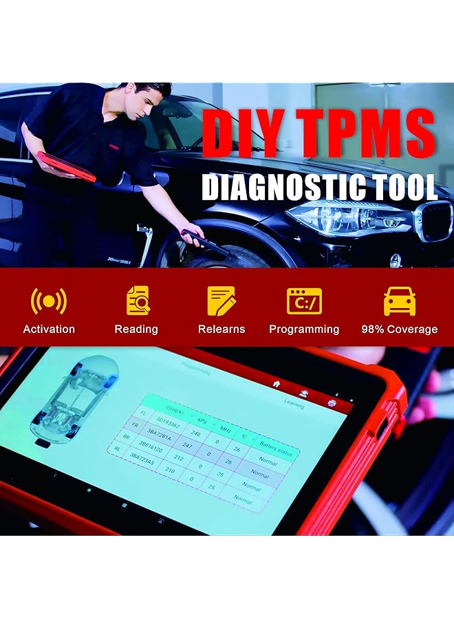 لانش أداة مراقبة ضغط الإطارات X-431 Tsgun Pro - Image 2