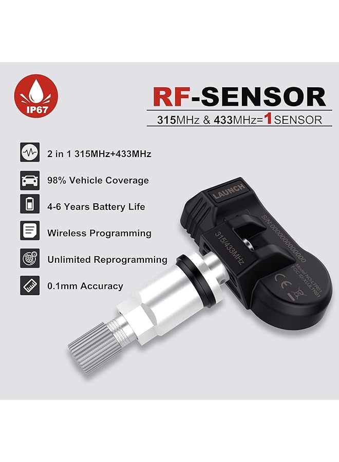 لانش أداة مراقبة ضغط الإطارات X-431 Tsgun Pro - Image 4