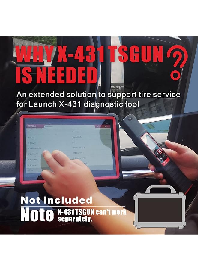 لانش أداة مراقبة ضغط الإطارات X-431 Tsgun Pro - Image 5