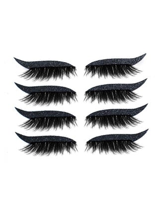 4Pairs Reusable Soft Eyelash Patch Glitter Eyeliner Patch Waterproof and Durable Eye Makeup Patch For Fancy Ball/Carnival/Role Play/Birthday Party/Photography and Other Occasions(Black） - pzsku/ZD7C580AC07AC69723B8CZ/45/_/1706067926/681bb04c-29da-4a6a-90d3-74991e8e4e60