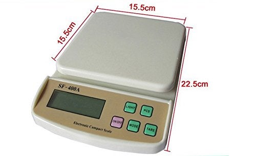 Asier Advanced Electronic Kitchen Digital Weighing Scale Upto 10Kg With Support for AC Adaptor and Counting feature - Image 3