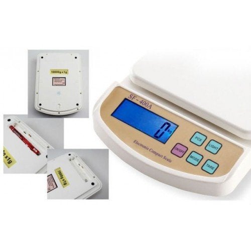 Asier Advanced Electronic Kitchen Digital Weighing Scale Upto 10Kg With Support for AC Adaptor and Counting feature - Image 5