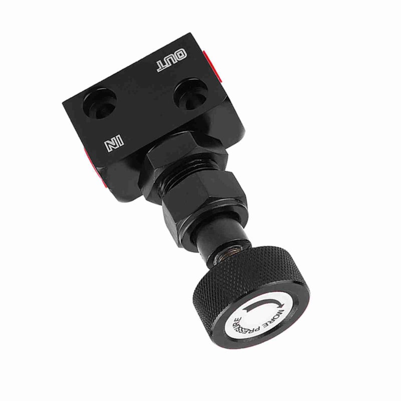 Brake Proportioning Valve Universal Motorsport Brake Shut Off Valve Pressure Regulator Black - Image 1