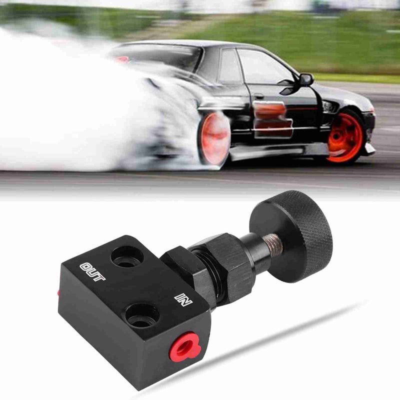 Brake Proportioning Valve Universal Motorsport Brake Shut Off Valve Pressure Regulator Black - Image 2
