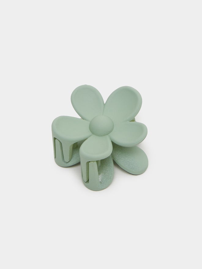 ستايلي مشبك شعر مطفي على شكل زهرة - Image 1