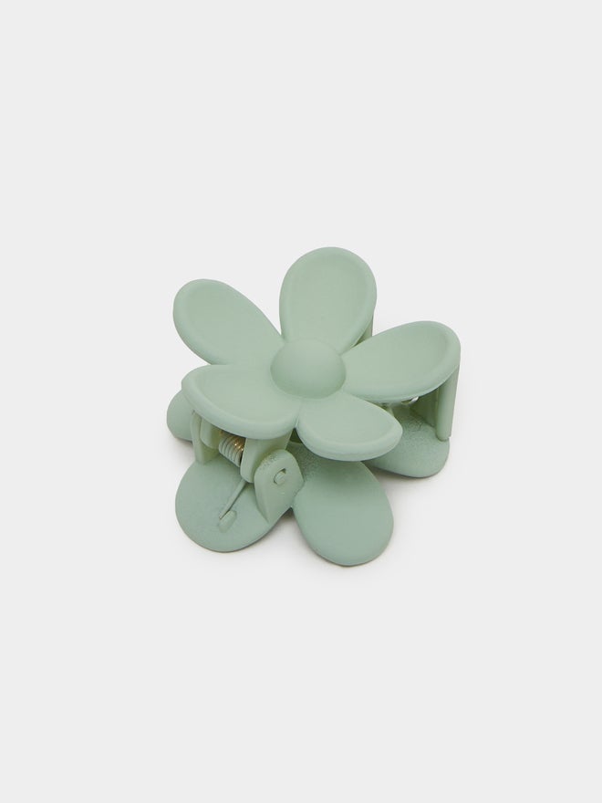 ستايلي مشبك شعر مطفي على شكل زهرة - Image 2