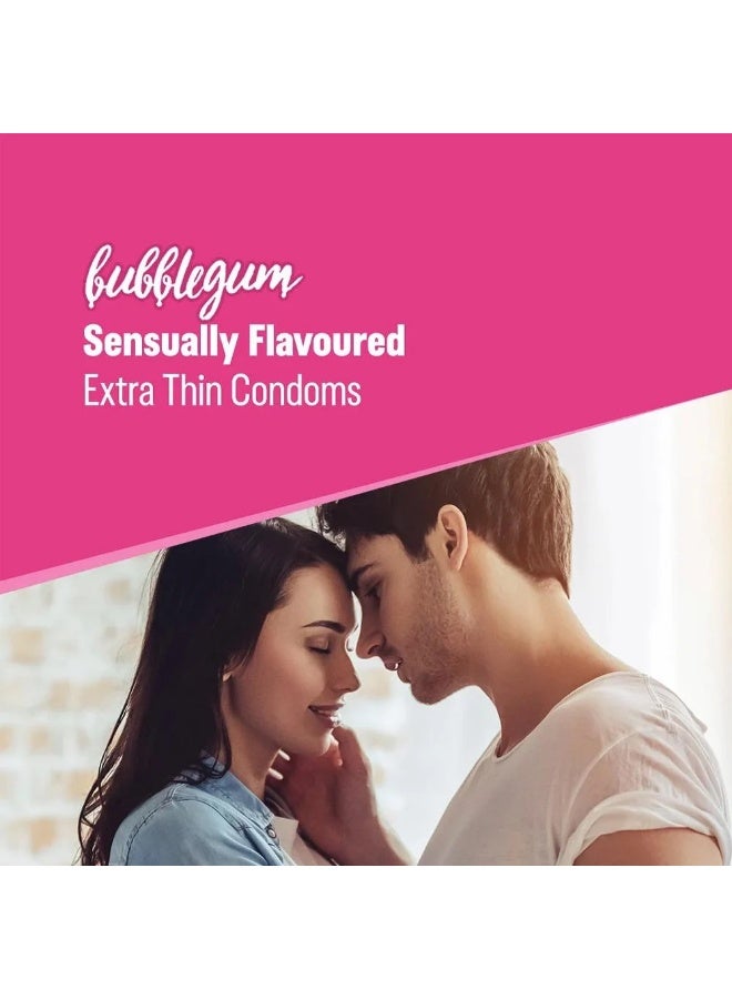 Durex Play Durex Extra Thin Bubblegum Condoms - 12 Count (Pack of 2, Total 24 Condoms) - Image 2