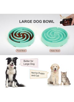 JASGOOD JASGOOD Slow Feeder Dogs Bowl for Large Medium Dogs,Anti-Gulping Pet Slower Food Feeding Bowls Stop Bloat,Preventing Choking Healthy Design Dogs Bowl  - Image 5