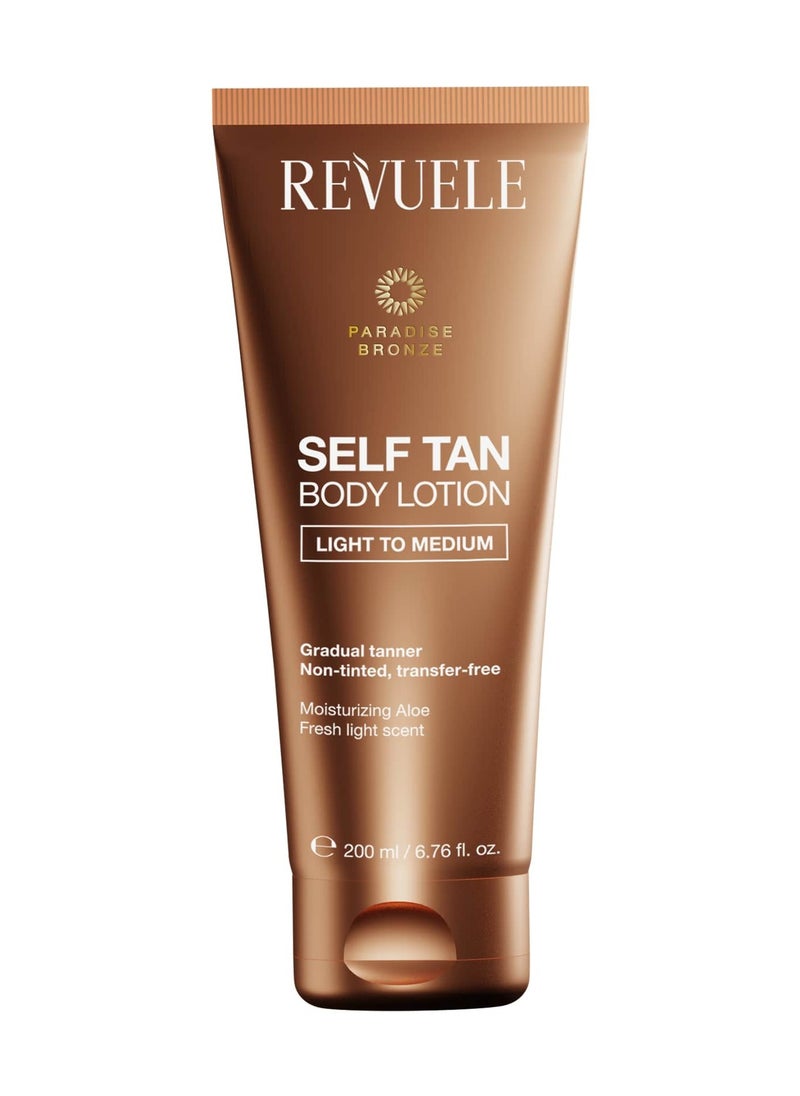 REVUELE Revuele Self Tan Body Lotion Light To Medium 200 ml 