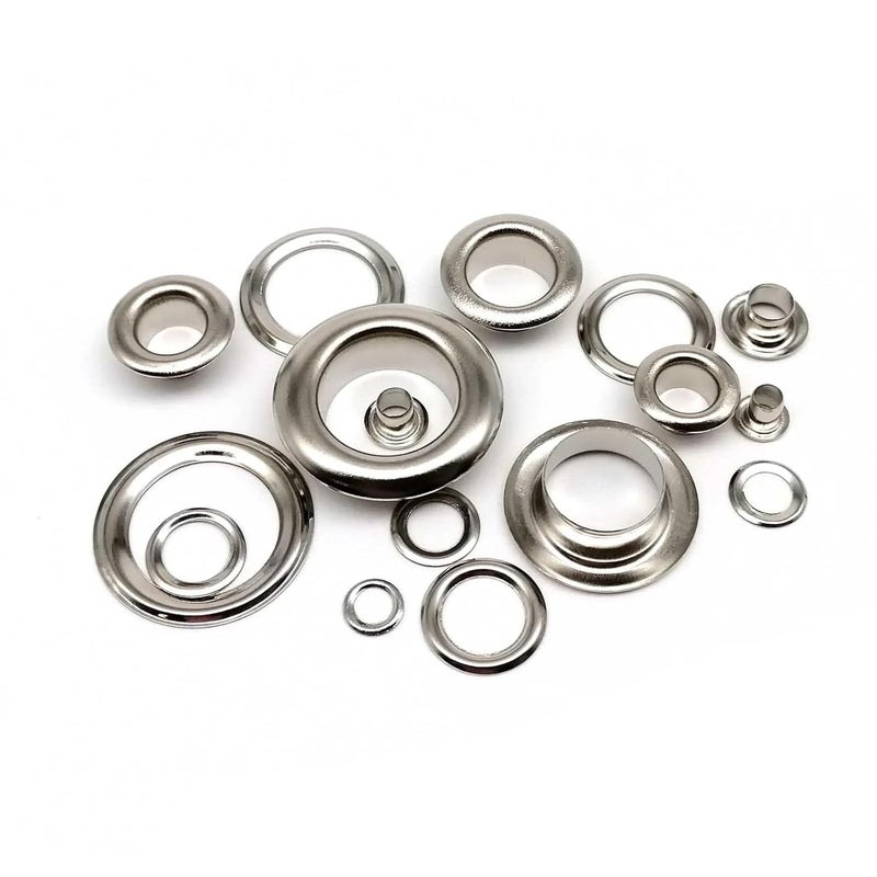 1000sets 2.5-12mm Metal Eyelet with Washer Grommet Ring Air Hole Rivet for Leather Bag Shoes Belt Cap Clothes(Inner Diameter 3mm) - Image 1