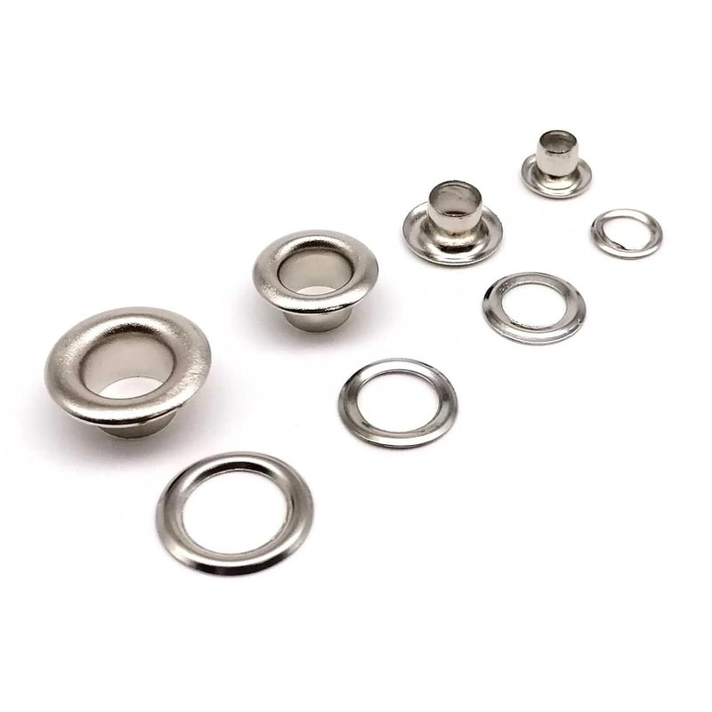 1000sets 2.5-12mm Metal Eyelet with Washer Grommet Ring Air Hole Rivet for Leather Bag Shoes Belt Cap Clothes(Inner Diameter 3mm) - Image 3