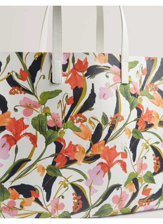 Ted Baker Florish Floral Printed Extra Large Icon Bag