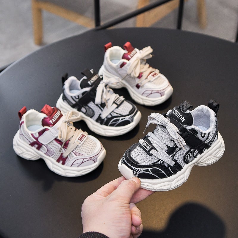 Mesh Sneakers Lightweight Flexible Sole Walking Shoes For Kids Indoor And Outdoor Activities - Image 4
