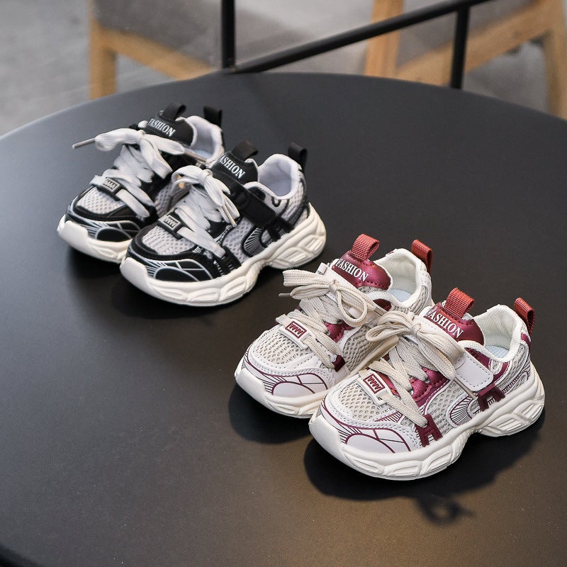 Mesh Sneakers Lightweight Flexible Sole Walking Shoes For Kids Indoor And Outdoor Activities - Image 2