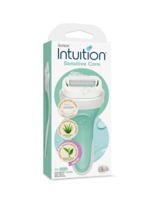 Schick Intuition Sensitive Care 1 Razor + 2 Travel Cap