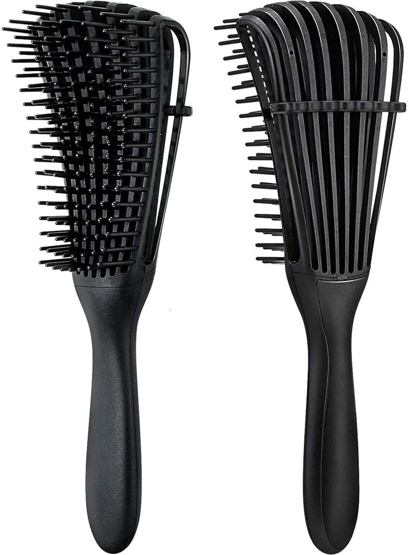 B-BUCKET ETSAP Detangler hair brush for curly hair comb for Women Men & Kids | Comb for curly wavy hair Pain Free hair detangling brush | Curl brush for hair styling Dry & Wet hair brush | Curly hair product detangle comb - Image 1