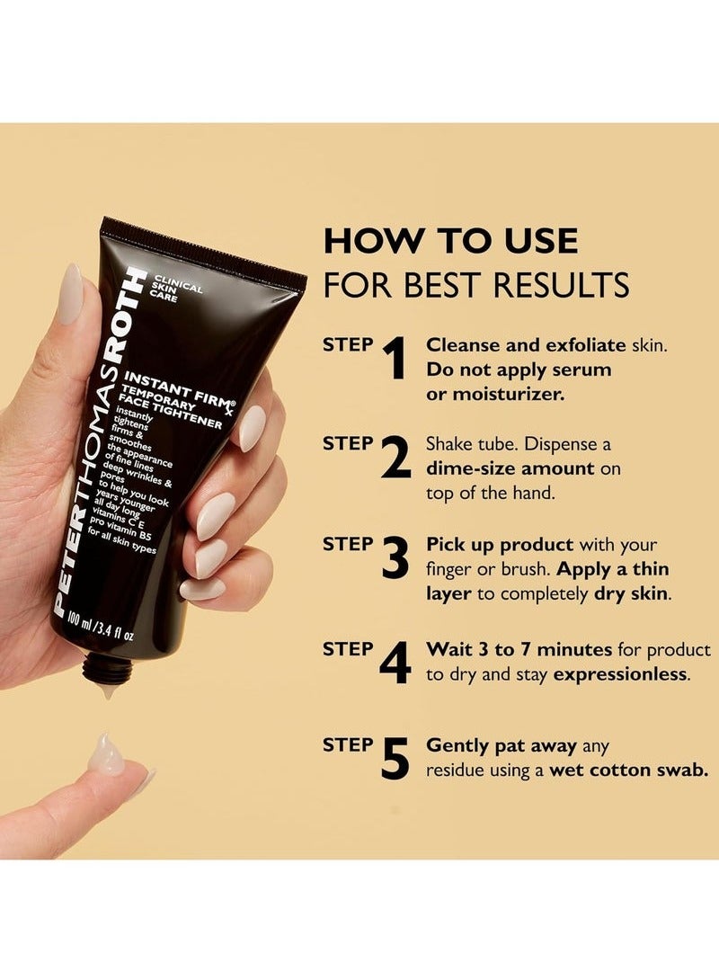PETER THOMAS ROTH Instant FIRMx Temporary Face Tightener | Firm and Smooth the Look of Fine Lines, Deep Wrinkles and Pores (3.4 ounce) - Image 5