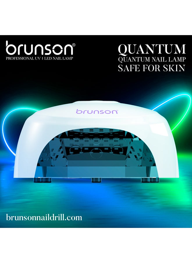 brunson UV LED Nail Dryer 168w Quantum Nail Lamp for Fingernail Toenail Gel Nails Polish  UV LED LAMP LCD Display UV Light for Nail for Curing Gel Polish and Polygel, Manicure Nail Art Design (Plugin) - Image 5