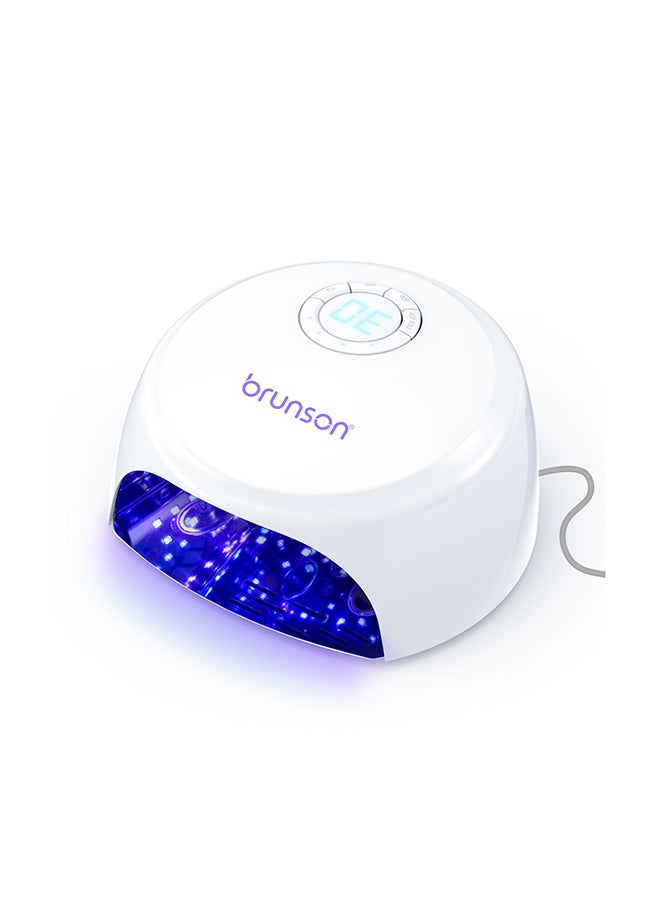 brunson UV LED Nail Dryer 168w Quantum Nail Lamp for Fingernail Toenail Gel Nails Polish  UV LED LAMP LCD Display UV Light for Nail for Curing Gel Polish and Polygel, Manicure Nail Art Design (Plugin) - Image 2