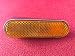 Vespa OEM 1B006553 LHSide Reflector For Front Fit Select Vespa GT GTS GTV LX S 584083Orange - Image 2