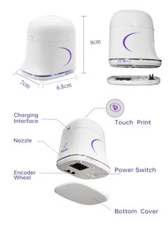 PEKOKO Mini Handheld Color  Printer K1 Portable Inkjet Printer Print on Paper Wood Clothes and Other Surface  - Image 3