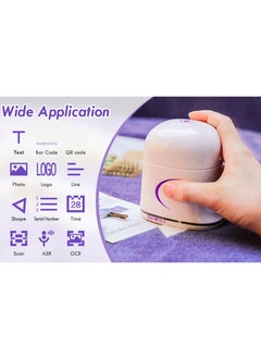 PEKOKO Mini Handheld Color  Printer K1 Portable Inkjet Printer Print on Paper Wood Clothes and Other Surface  - Image 2