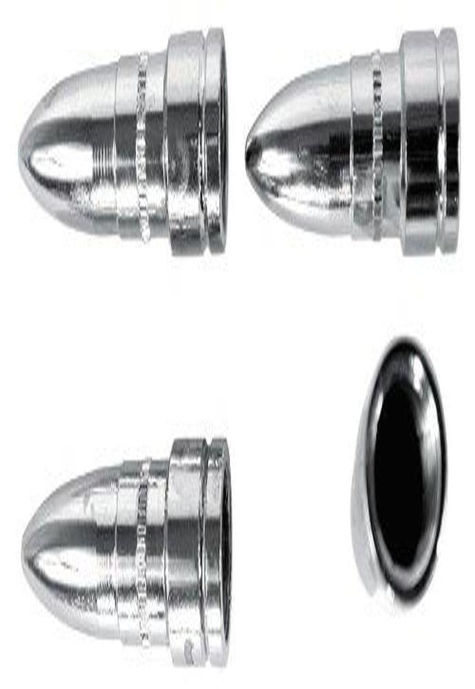 Custom Accessories 16218 Chrome Bullet Style Valve Cap