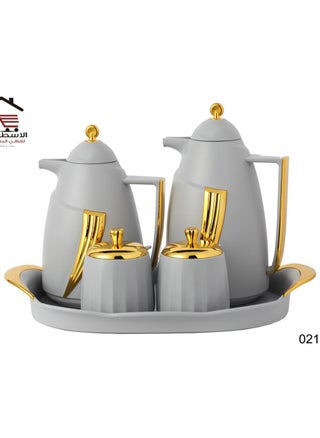 gold + light gray