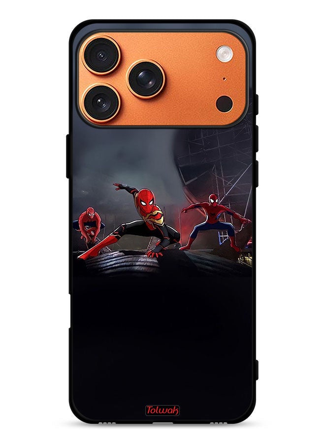 Tolwak Apple iPhone 17 Pro Max Protective Case Cover Three Spiders - Image 1