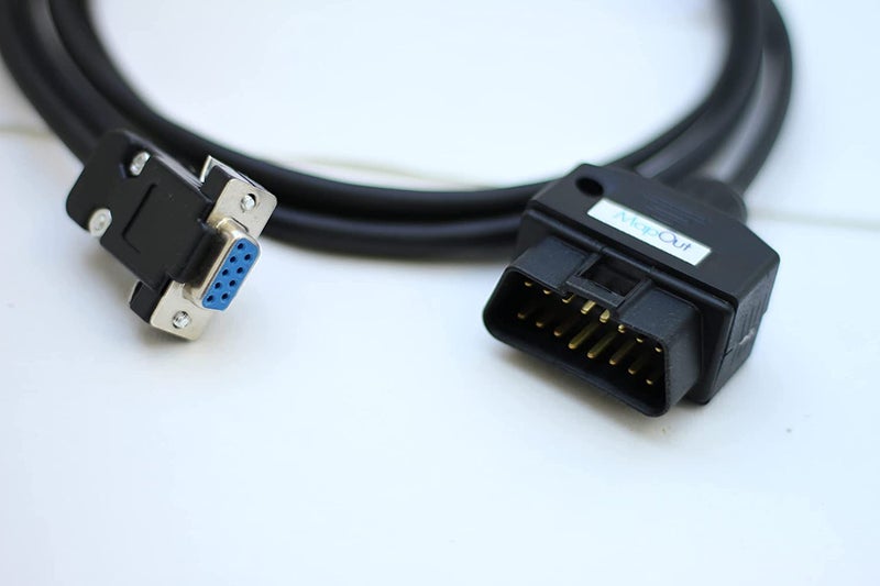 MAPOUT CANdapter OBD Tool Cable OBD2 Male to DB9 Female cable (2 meter) Adapter cable 16 pin OBD II male connector to the DB9 female connector SMPL102 - Image 1