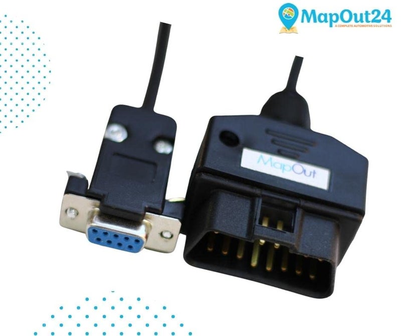 MAPOUT CANdapter OBD Tool Cable OBD2 Male to DB9 Female cable (2 meter) Adapter cable 16 pin OBD II male connector to the DB9 female connector SMPL102 - Image 3