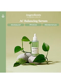 ONGREDIENTS ONGREDIENTS AC Balancing Serum | Soothing Facial Serum | Niacinamide, Heartleaf, Ceramide, Panthenol, Hyaluronic Acid, Trouble Care, Oil Control, Non-Greasy | Vegan, Korean Skin Care 50ml / 1.69 fl Oz  - Image 3
