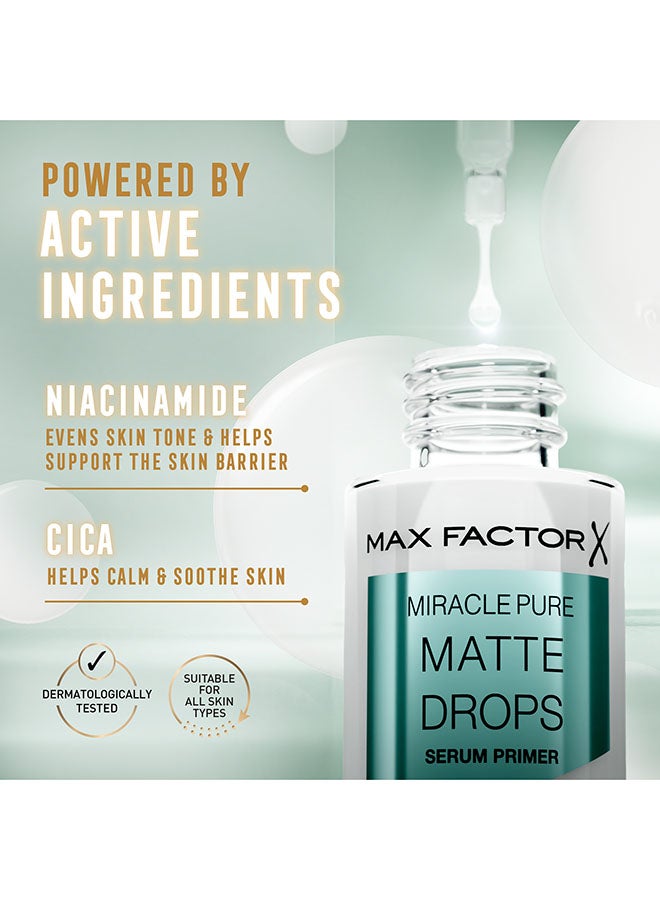 Max Factor Miracle Pure Matte Drops Serum Primer, 30ml - Image 4