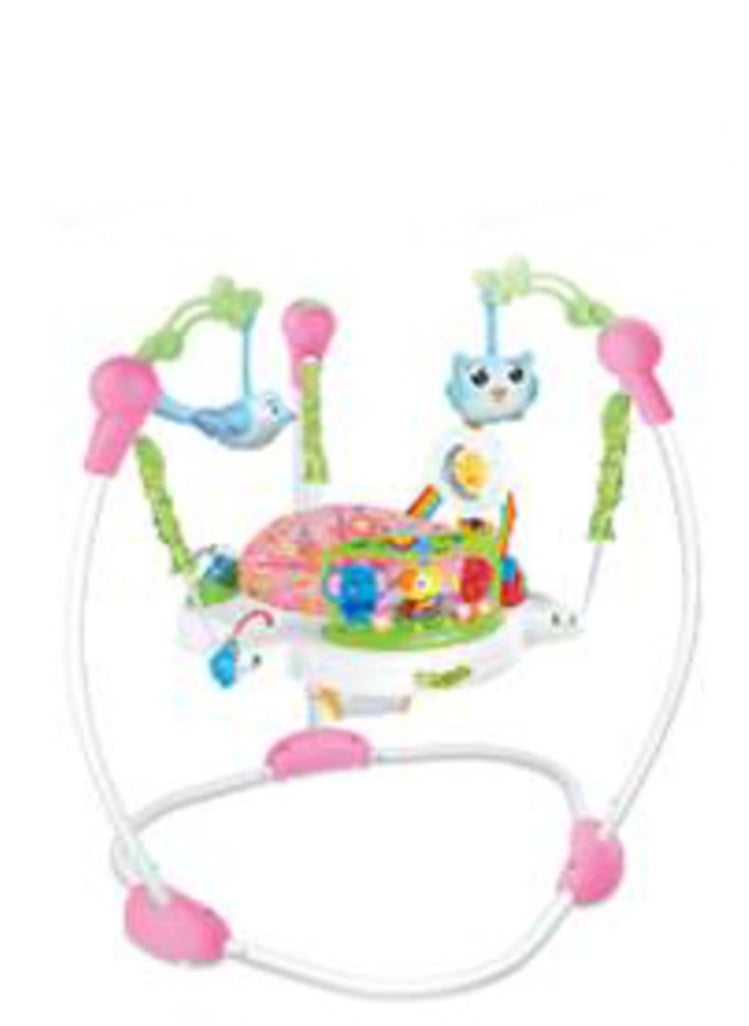 FULL JOY - Baby Activity Jumper Bouncer, Infant Activity Center With Music, Lights And Sounds - 3 Adjustable Heights, 360° Rotation - Image 1