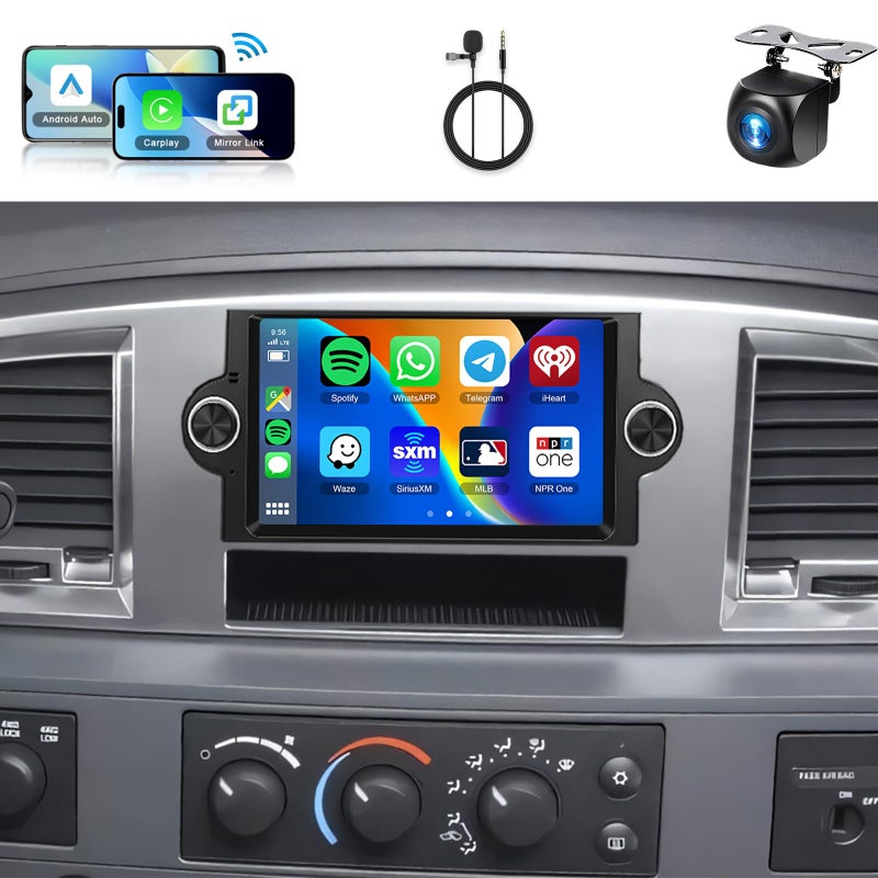 METEESER for Dodge Ram 1500 0608Chrysler 300C 0507Chrysler PT CruiserJeep Grand Cherokee264G Android Car Stereo 5G WiFi Wireless Carplay Android Auto62 for Dodge Ram for Jeep Grand Cherokee Radio - Image 2
