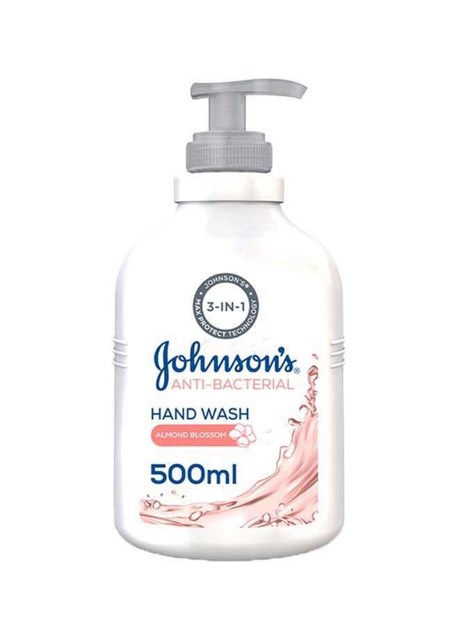 Johnson's Antibacterial Almond Blossom Hand Wash Almond Blossom 500ml - Image 1