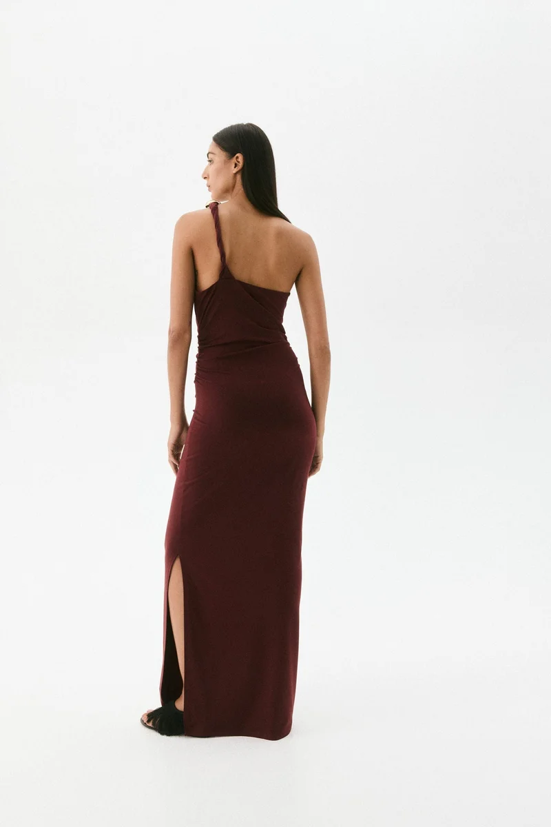 H&M One-shoulder bodycon dress