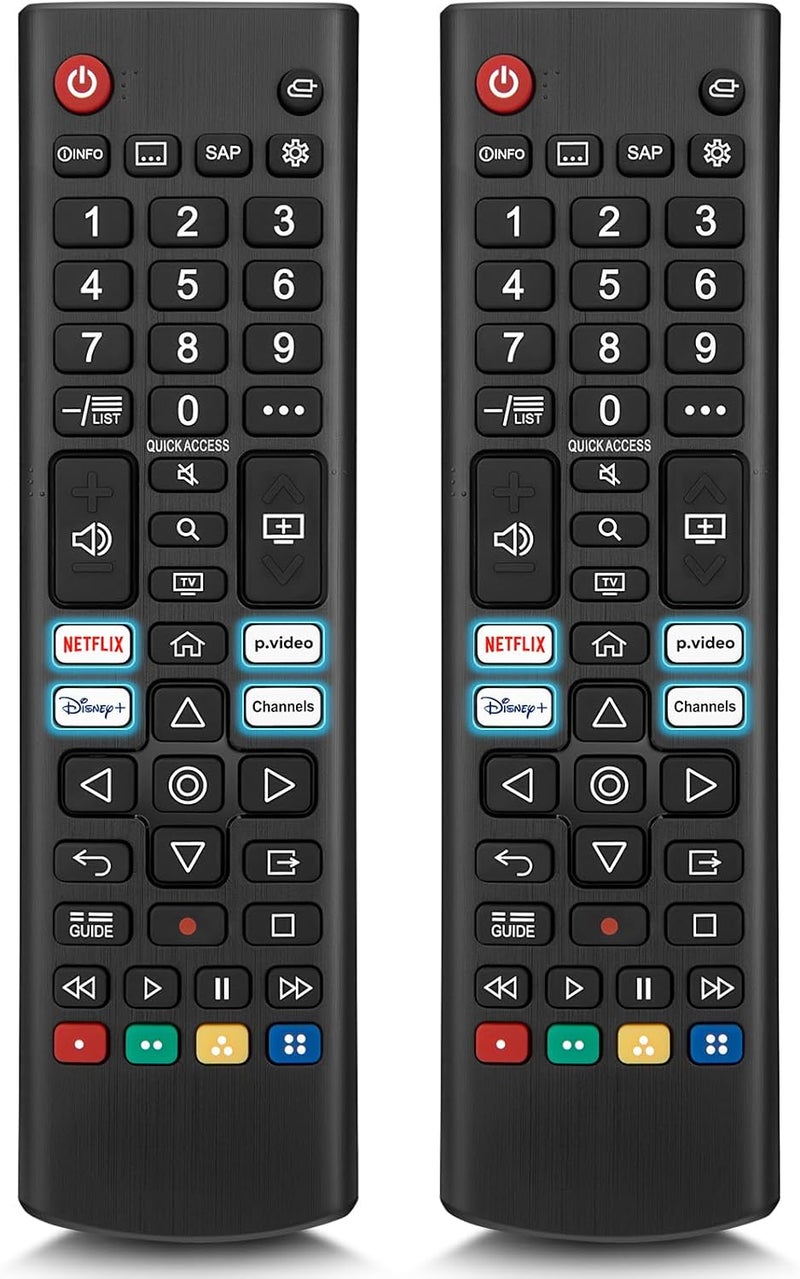 أوميك جهاز تحكم عن بعد جديد، متوافق مع تلفزيون LG الذكي UHD OLED QNED NanoCell 4K 8K مع أزرار Netflix وPrime Video وDisney وقنوات LG - Image 1
