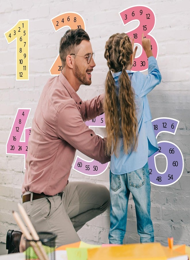 Sereliy 12 PCS Large Math Poster from 1 to 12 Numbers Multiplication Table Poster for Elementary School Kid Family Classroom Educational Supplies.(Boho) - Image 5