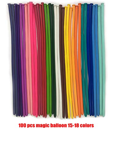 KADBANER بالونات كادبانر 260Q طويلة 100 عبوة بالونات لاتكس تخرج زفاف لم الشمل حفلة عيد ميلاد - Image 2