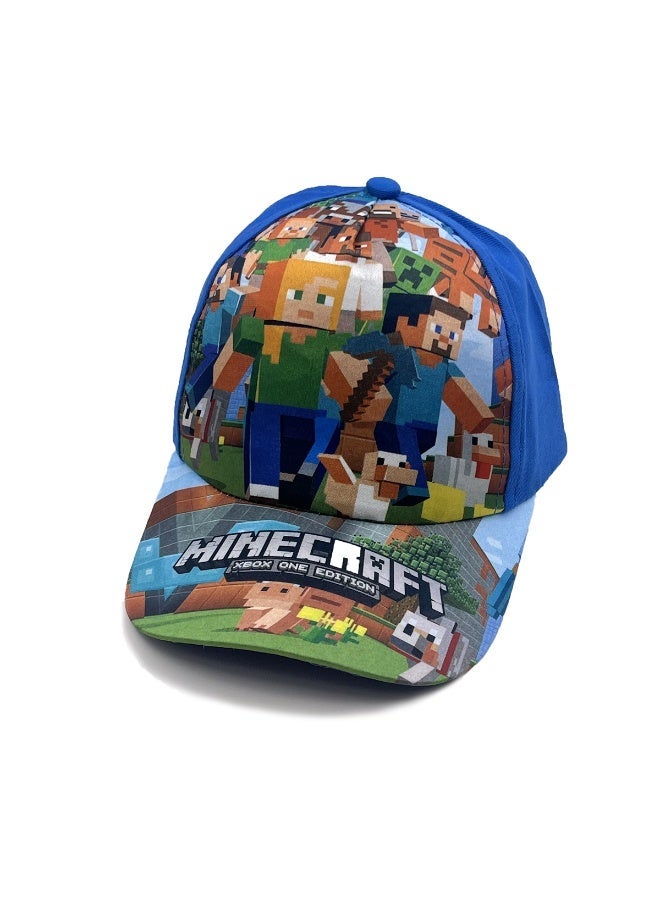 general Minecraft boys and Girls hat game Cartoon children's Cap sunscreen sunshade baseball Cap - Image 2