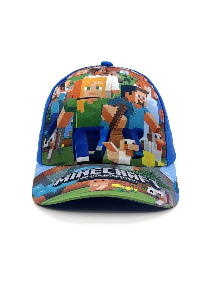 general Minecraft boys and Girls hat game Cartoon children's Cap sunscreen sunshade baseball Cap - Image 1