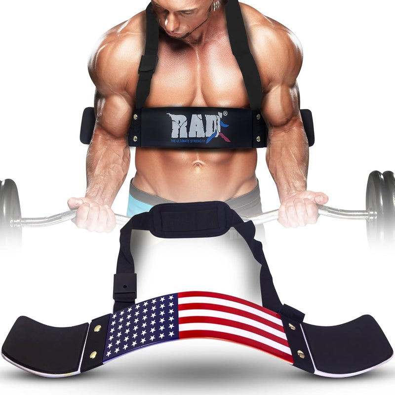 RAD Arm Blaster for Biceps & Triceps - Build Powerful Arms with Bicep Blaster Curl Support Isolator - Bicep Curl Machine - Image 1