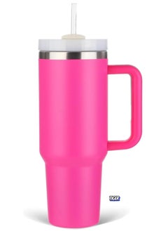 TIGER Tumbler with Handle – Insulated Stainless Steel Travel Mug with Lid, Straw, Leak-Proof, Vacuum Insulated, Keeps Drinks Cold & Hot for Hours – Reusable Travel Mug for Coffee, Tea, and Beverages  - Image 1