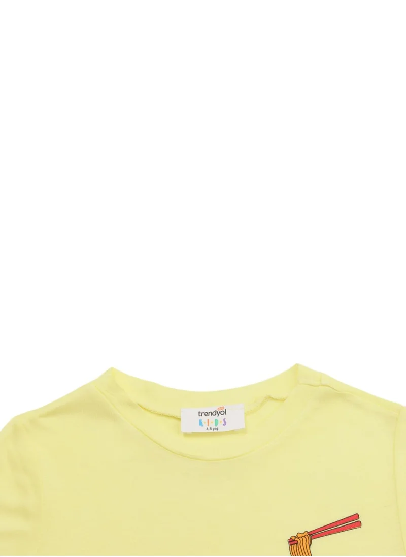 trendyol Kids Dino Print Pocket T-Shirt
