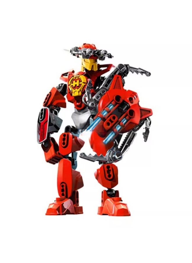 Degao Hero 2.0 Assembled Block Building Blocks Biochemical Warrior Robot Body Toys 9401-9406 - Image 2