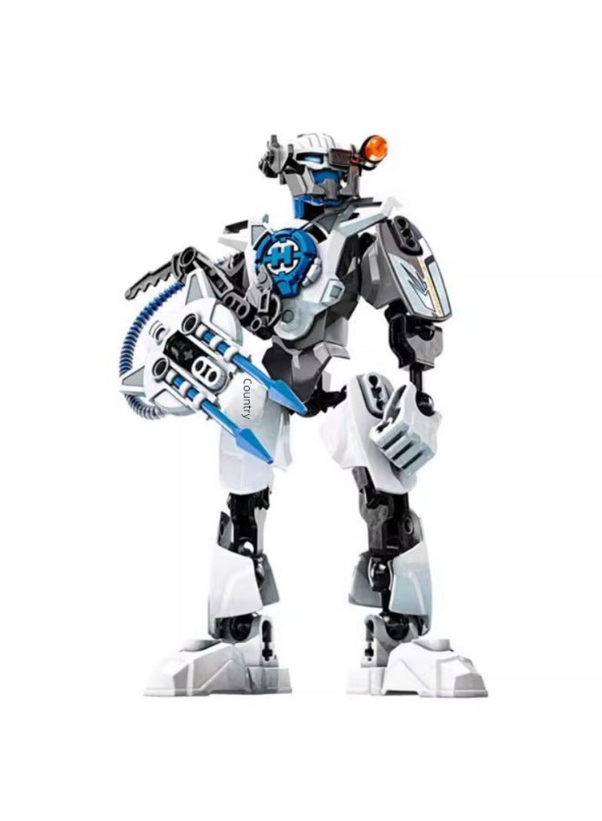 Degao Hero 2.0 Assembled Block Building Blocks Biochemical Warrior Robot Body Toys 9401-9406 - Image 4