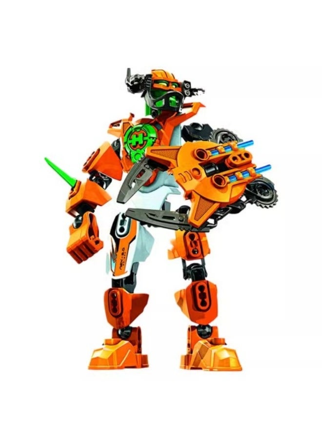 Degao Hero 2.0 Assembled Block Building Blocks Biochemical Warrior Robot Body Toys 9401-9406 - Image 1