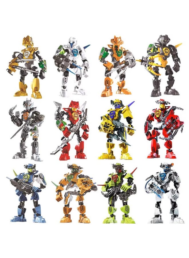 Degao Hero 2.0 Assembled Block Building Blocks Biochemical Warrior Robot Body Toys 9401-9406 - Image 5