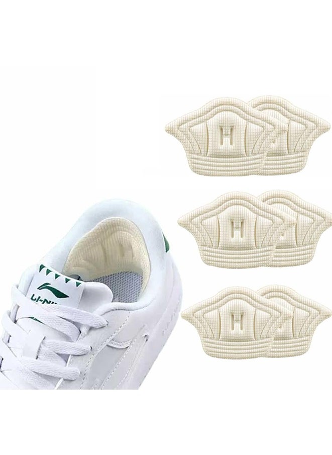 Generic Back of Heel Cushion Inserts, Insole Patch Sport Shoes Heel Sticker, Adhesive Heel Guards Liners for Sneaker, Improve Shoe Fit (Beige)  - Image 1
